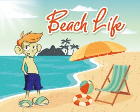 Graphic Design Entry 2376374 submitted by lp_barcenas to the contest for Beach Life run by isolator