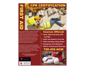 Brochure Design Entry 1397938 submitted by Villa to the contest for Heartstart First Aid and CPR run by jrinehart25
