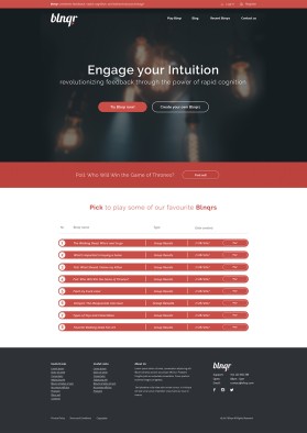 Web Design Entry 1458040 submitted by Betterway_designs to the contest for blnqr, Inc. run by bwarburton