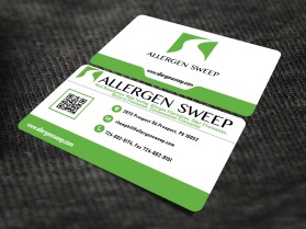 Business Card & Stationery Design Entry 1522537 submitted by jonny2quest to the contest for Allergen Sweep, LLC. run by rhemphill@allergensweep.com
