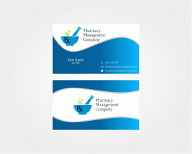 Business Card & Stationery Design Entry 1639210 submitted by dagzilou to the contest for Pharmacy Management Company run by mcarvallo