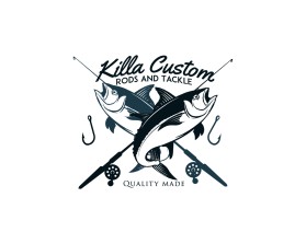 Business Card & Stationery Design Entry 1714917 submitted by Edge Creative to the contest for Killa Custom Rod's and Tackle run by Mikey 