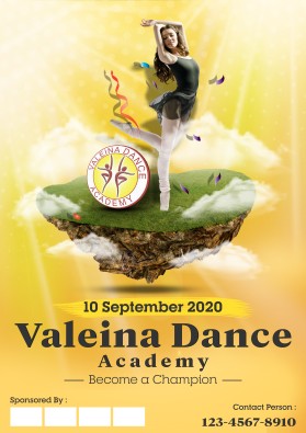Graphic Design Entry 2111340 submitted by Dhimasdptr to the contest for Valeina Dance Academy run by sjost111
