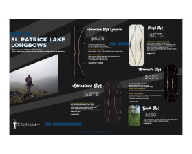 Brochure Design Entry 2227448 submitted by tatrasaputra to the contest for St. Patrick Lake Longbows run by erikhoff